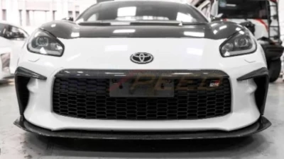 Rexpeed V4 Carbon Fiber Front License Plate+Front Nose Extension Toyota GR86                                     - FR116 - Image 3