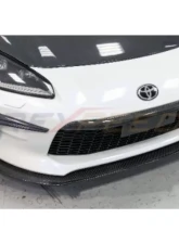 Rexpeed V4 Carbon Fiber Front License Plate+Front Nose Extension Toyota GR86                                     - FR116 - Image 4