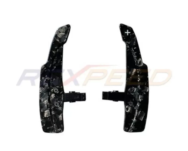 Rexpeed AT Forged Carbon Shift Paddles Full Replacement Gloss Subaru BRZ | Toyota GR86 2022+ - FR136FC