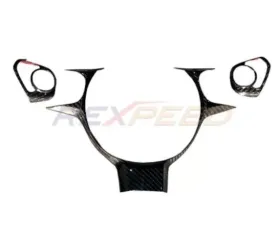Rexpeed Dry Carbon Steering Wheel Cover Gloss Subaru BRZ | Toyota GR86 2022+