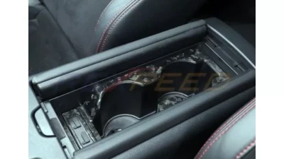 Rexpeed Forged Carbon Center Cup Holder Frame Trim Subaru BRZ | Toyota GR86 2022+                                     - FR140FC - Image 2