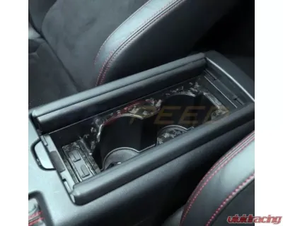 Rexpeed Forged Carbon Center Cup Holder Frame Trim Subaru BRZ | Toyota GR86 2022+ - FR140FC