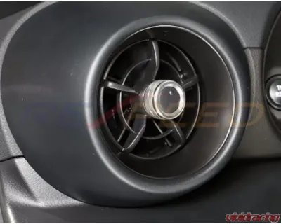 Rexpeed Alloy Audio Volume and AC Knob Cover Silver Toyota GR86 | Subaru BRZ 2022+ - FR148