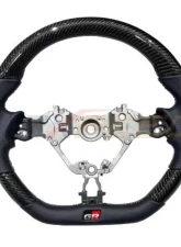 Rexpeed Carbon Fiber Black Leather Steering Wheel Toyota GR86 | Subaru BRZ 2022-2023                                     - FR79 - Image 4