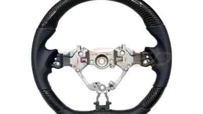 Rexpeed Carbon Fiber Black Leather Steering Wheel Toyota GR86 | Subaru BRZ 2022-2023                                     - FR79 - Image 4