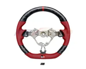Rexpeed Forged Carbon Red Leather Steering Wheel Toyota GR86 | Subaru BRZ 2022-2023