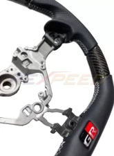 Rexpeed Carbon Fiber Black Leather Steering Wheel Toyota GR86 | Subaru BRZ 2022-2023                                     - FR79 - Image 2