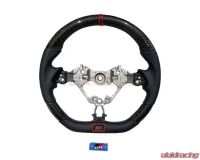 Rexpeed Carbon Fiber Black Leather Steering Wheel Toyota GR86 | Subaru BRZ 2022-2023 - FR79