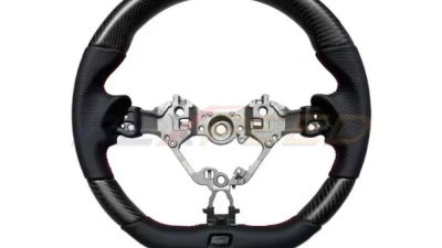 Rexpeed Carbon Fiber Black Leather Steering Wheel Toyota GR86 | Subaru BRZ 2022-2023                                     - FR79 - Image 4