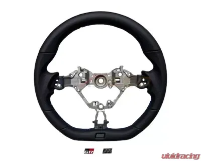 Rexpeed Black Leather Steering Wheel Toyota GR86 | Subaru BRZ 2022-2023 - FR81