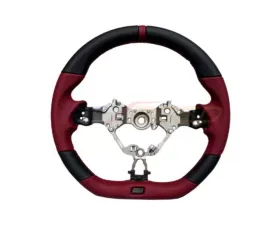 Rexpeed Black/Red Leather Steering Wheel Toyota GR86 | Subaru BRZ 2022-2023