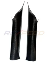 Rexpeed Carbon Fiber Interior A-Pillar Covers Toyota GR86 | Subaru BRZ 2022-2023                                     - FR94 - Image 3