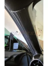 Rexpeed Carbon Fiber Interior A-Pillar Covers Toyota GR86 | Subaru BRZ 2022-2023                                     - FR94 - Image 3