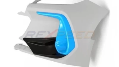 Rexpeed Dry Carbon Front Side Duct Cover NO LED Light Model Only Subaru BRZ 2022-2023                                     - FR96 - Image 3