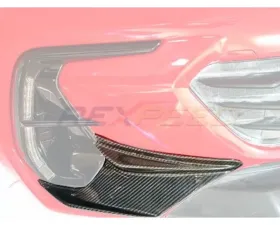 Rexpeed Dry Carbon Front Bumper Lower Side Cover LED Liner Model Subaru BRZ 2022-2023