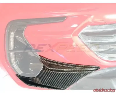 Rexpeed Dry Carbon Front Bumper Lower Side Cover LED Liner Model Subaru BRZ 2022-2023 - FR97A