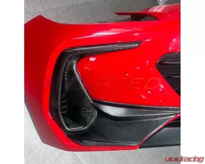 Rexpeed Dry Carbon Front Bumper Lower Side Cover No LED Liner Model Only Subaru BRZ 2022-2023 - FR97