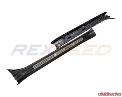 Rexpeed Carbon Fiber Front STI Scuff Plate Full Replacement Subaru VA WRX | STI 2015-2021 - G141
