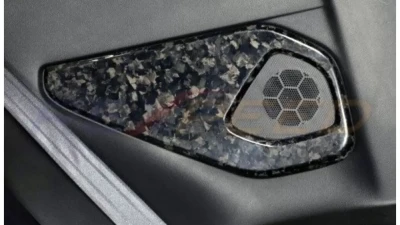 Rexpeed Gloss Forged Carbon Rear Door Speaker Panel Cover Toyota GR86 | Subaru BRZ 2022+                                     - FR151FC - Image 2