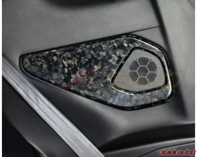Rexpeed Gloss Forged Carbon Rear Door Speaker Panel Cover Toyota GR86 | Subaru BRZ 2022+ - FR151FC