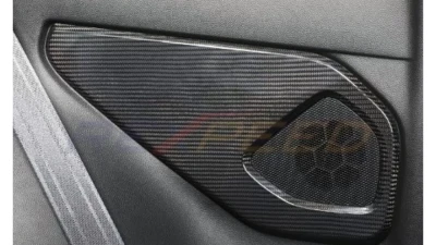 Rexpeed Gloss Dry Carbon Rear Door Speaker Panel Cover Toyota GR86 | Subaru BRZ 2022+                                     - FR151 - Image 2