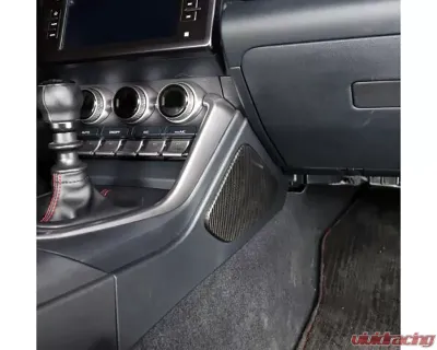 Rexpeed Carbon Fiber Center Console Knee Panel Trim Cover Toyota GR86 | Subaru BRZ 2022+ - FR155