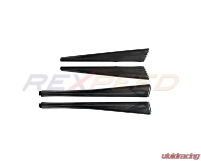 Rexpeed VB Dry Carbon Rear & Front Inner Door Trim Cover Subaru WRX S4 2022-2024 - G107