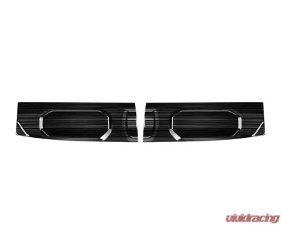 Rexpeed Black Rear Stainless Steel Guard Subaru WRX 2022-2024 - G122B