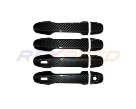 Rexpeed Dry Carbon Fiber Door Handle Covers Subaru WRX S4 (VB) 2022-2024
