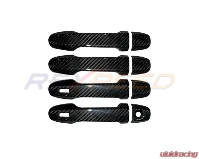 Rexpeed Dry Carbon Fiber Door Handle Covers Subaru WRX S4 (VB) 2022-2024 - G133