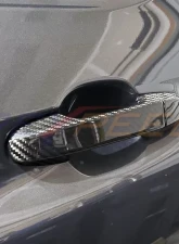 Rexpeed Dry Carbon Fiber Door Handle Covers Subaru WRX S4 (VB) 2022-2024                                     - G133 - Image 2