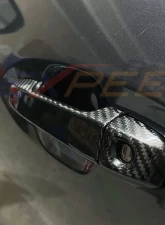 Rexpeed Dry Carbon Fiber Door Handle Covers Subaru WRX S4 (VB) 2022-2024                                     - G133 - Image 3