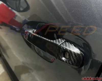 Rexpeed Dry Carbon Fiber Door Handle Covers Subaru WRX S4 (VB) 2022-2024 - G133