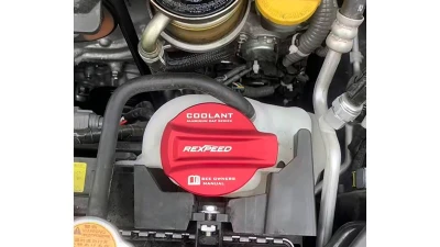 Rexpeed 3 Piece Set Aluminum Coolant | Window Washer & Brake Fluid Cap Cover Subaru WRX 2022-2024                                     - G151 - Image 2