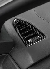 Rexpeed Dry Carbon Black Defroster Vent Covers Subaru WRX 2022-2024                                     - G156 - Image 2