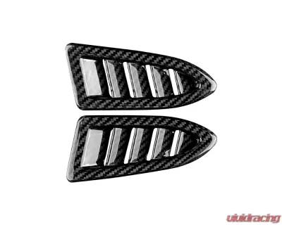 Rexpeed Dry Carbon Black Defroster Vent Covers Subaru WRX 2022-2024 - G156