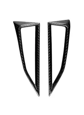 Rexpeed 4-Pieces Dry Carbon Black AC Vent Trim Subaru WRX 2022-2024                                     - G157 - Image 2