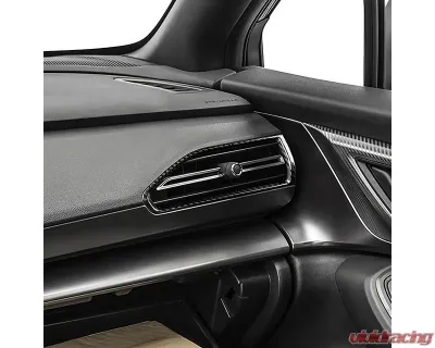 Rexpeed 4-Pieces Dry Carbon Black AC Vent Trim Subaru WRX 2022-2024 - G157