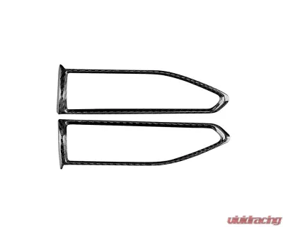 Rexpeed 4-Pieces Dry Carbon Black AC Vent Trim Subaru WRX 2022-2024 - G157