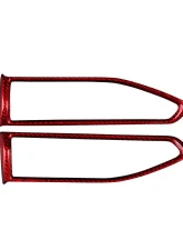 Rexpeed 4-Pieces Dry Carbon Red AC Vent Trim Subaru WRX 2022-2024                                     - G157R - Image 4