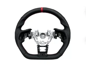 Rexpeed Black Leather Steering Wheel Subaru WRX 2022-2024