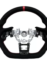 Rexpeed Black Suede Steering Wheel Subaru WRX 2020+                                     - G81 - Image 2
