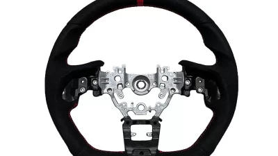 Rexpeed Black Suede Steering Wheel Subaru WRX 2020+                                     - G81 - Image 2