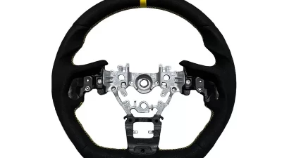 Rexpeed Black Suede Steering Wheel Subaru WRX 2020+                                     - G81 - Image 3