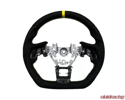 Rexpeed Black Suede Steering Wheel Subaru WRX 2020+ - G81