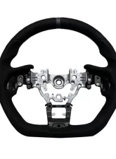 Rexpeed Black Suede Steering Wheel Subaru WRX 2020+                                     - G81 - Image 4