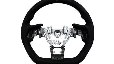 Rexpeed Black Suede Steering Wheel Subaru WRX 2020+                                     - G81 - Image 4