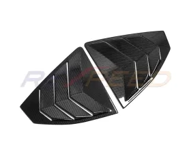 Rexpeed VB Dry Carbon Rear Window Louver Shutter Cover Subaru WRX S4 2022-2024