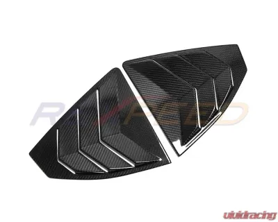 Rexpeed VB Dry Carbon Rear Window Louver Shutter Cover Subaru WRX S4 2022-2024 - G93