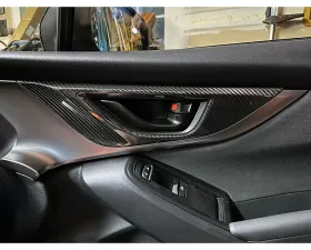 Rexpeed 4-Pieces Dry Carbon Center Door Handle Trim Cover Subaru WRX S4 VB 2022-2024